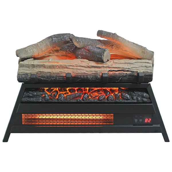 21.53 in. 5,000 BTU Infrared 3D Electric Fireplace Log Set Insert