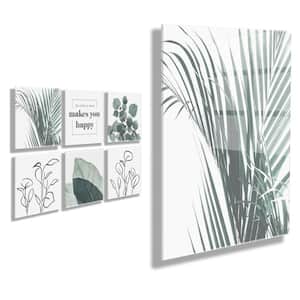 Botanical Farmhouse Floating Acrylic Nature Wall Art 10 in. x 10 in. (Set of 6)