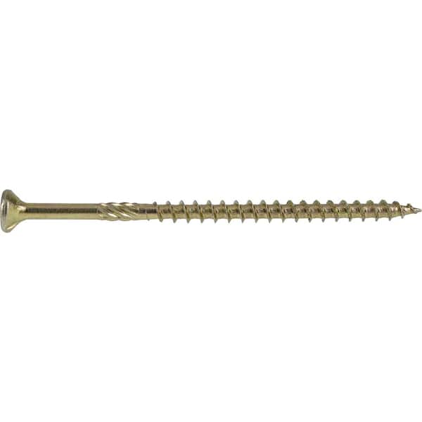 Power Pro #10 3-1/2 in. Star Flat-Head Interior Wood Screws
