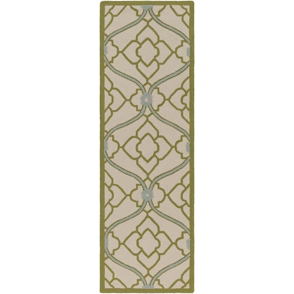 Artistic Weavers Nayeli Lime 3 ft. x 8 ft. Indoor/Outdoor Runner Rug