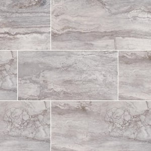 Pietra Bernini Carbone 12 in. x 24 in. Polished Porcelain Floor and Wall Tile (512 sq. ft./Pallet)