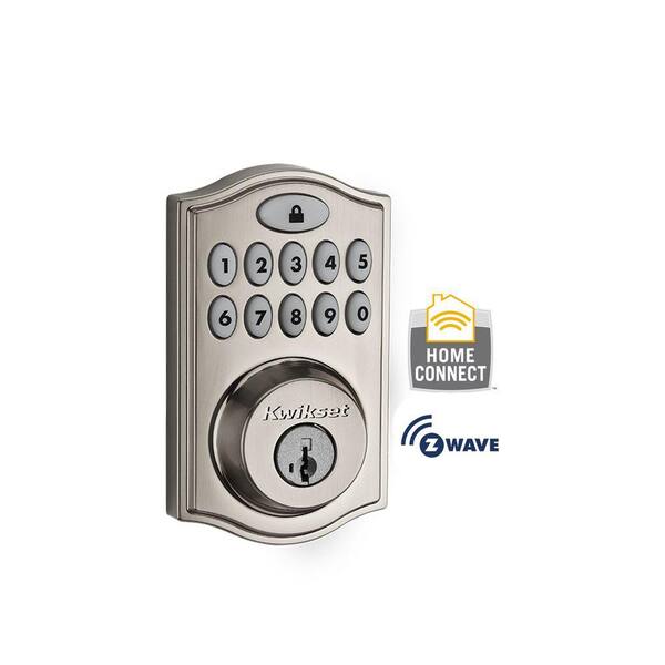 Ｋ Kwikset Z-Wave SmartCode 914 Satin Nickel Single Cylinder
