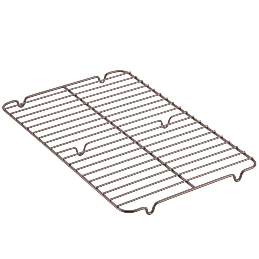 Chocolate Brown Nonstick Steel Cookie Sheet with Cooling Rack