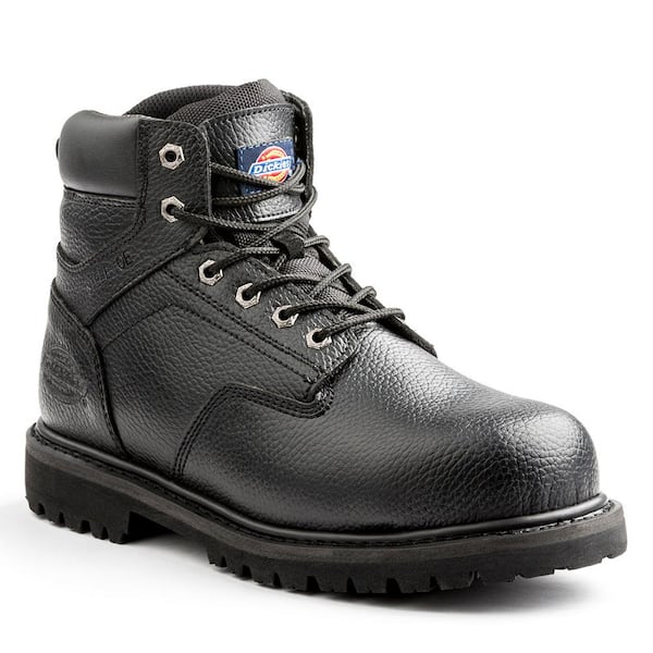Dickies Men's Prowler 6'' Work Boots - Steel Toe - Black Size 14(M)