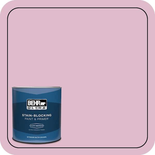 BEHR ULTRA 1 qt. #M130-3 Wild Geranium Extra Durable Satin Enamel Interior Paint & Primer