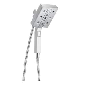 In2ition 4-Spray Patterns 1.75 GPM 4.5 in. Wall Mount Dual Shower Heads with H2Okinetic in Lumicoat Chrome