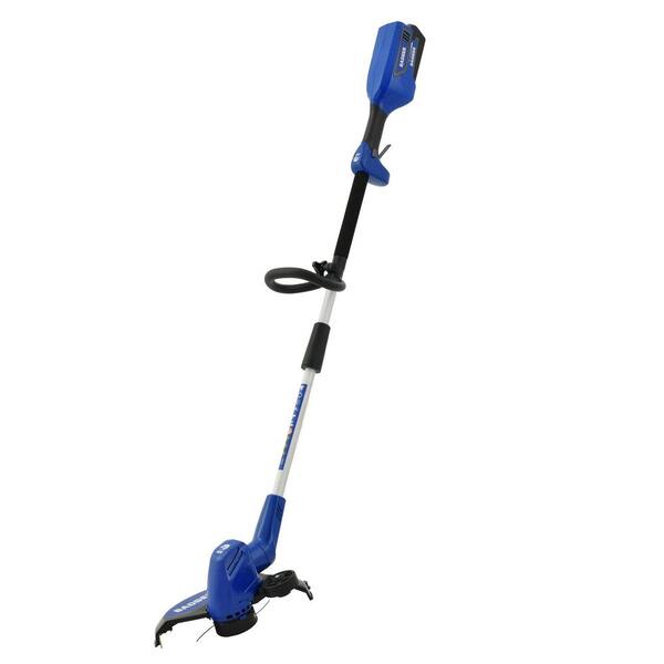 Badger 40 Volt 2 0 Ah Lithium Ion String Trimmer Edger With Charger Wb40vtr The Home Depot