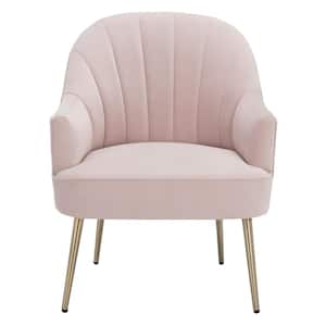 Areli Light Pink Upholstered Accent Chairs