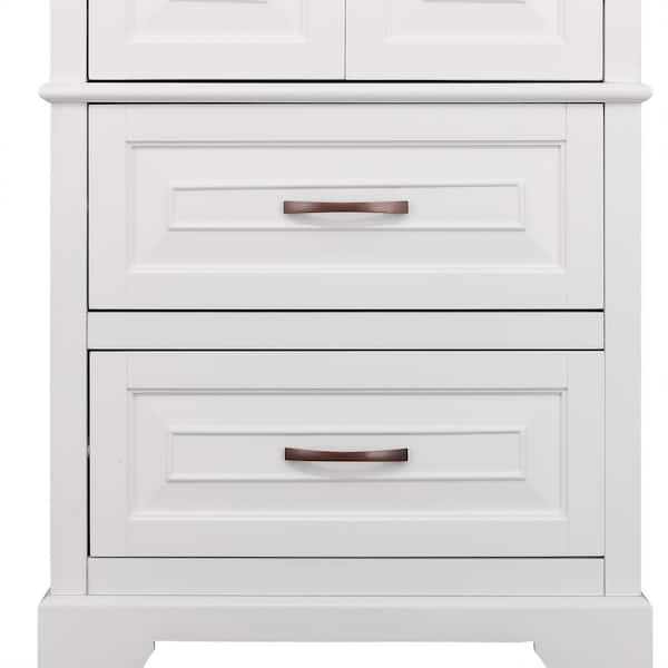 Elegant Home Fashions Slone 2-Door Wall Cabinet, White