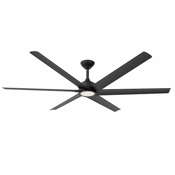 AIRE BY MINKA Hillsdale 65 in. Integrated LED Indoor/Outdoor Coal Ceiling Fan with Light Kit and Remote Control