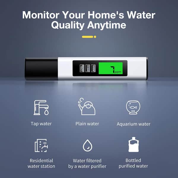 Digital 6 In 1 Water Quality Tester: TDS, EC, TOC, UV275, COD, Temp