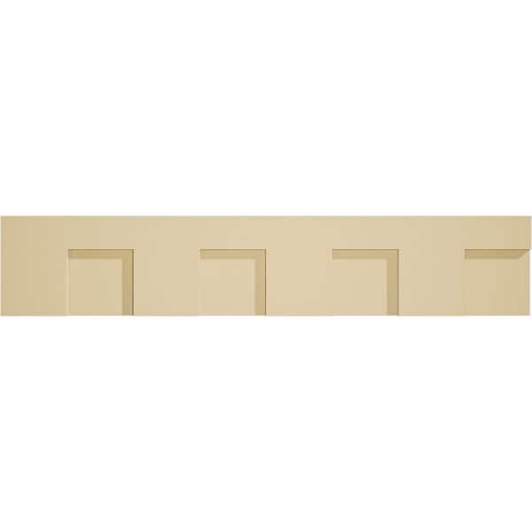 Ekena Millwork 1 in. D x 8 in. W x 42.625 in. L Primed Polyurethane Panel Moulding