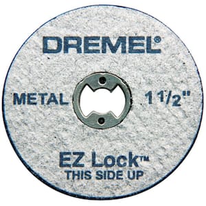 EZ Lock 1-1/2 in. Rotary Tool Metal Cut-Off Wheels for Metal (5-Pack)