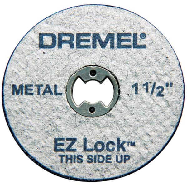 Lot Of 10 Dremel EZ456B EZ-Lock Metal Cut Off Wheels Plus 1 Mandrel 
