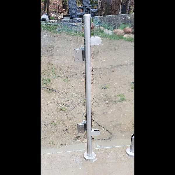 CVGR 36 in. x 39 in. Hercules Glass Complete Gate Kit