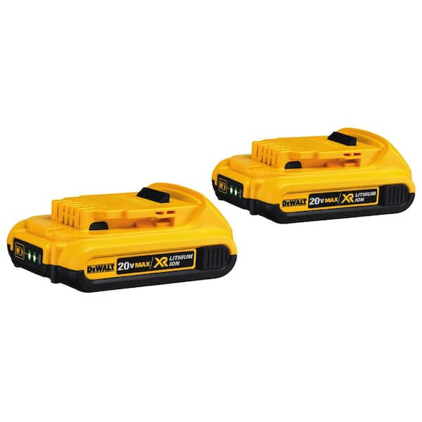 DEWALT - ATOMIC 20V MAX Lithium-Ion Cordless 2-Tool Combo Kit with 2-Batteries, Charger and Bag