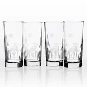 Heron 15 oz. Cooler Highball Glass (Set of 4)