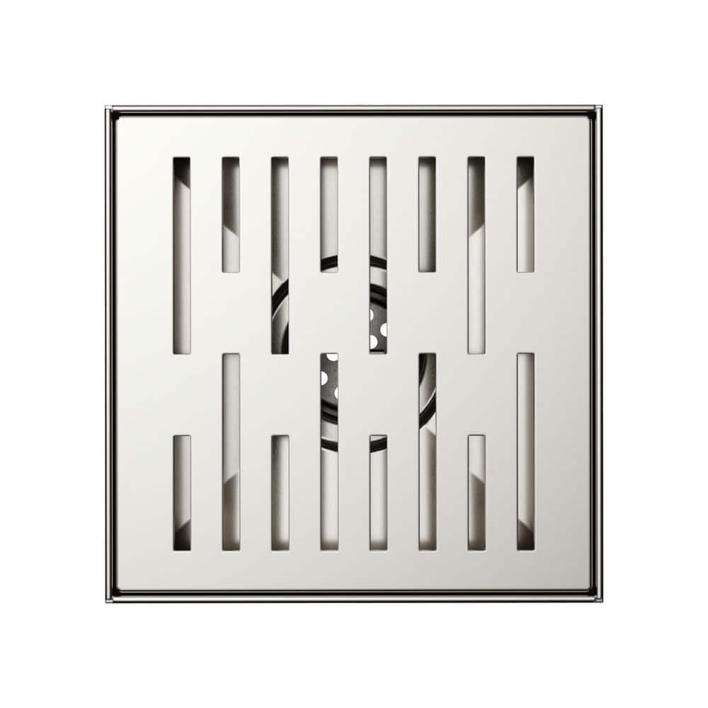 Charisma 6 in. Square Grate Shower Drain, Polished Stainless Steel price history on PriceWatchPro