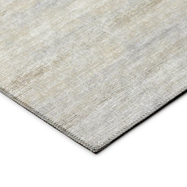 Marston Ivory 3 ft. x 5 ft. Geometric Indoor/Outdoor Area Rug
