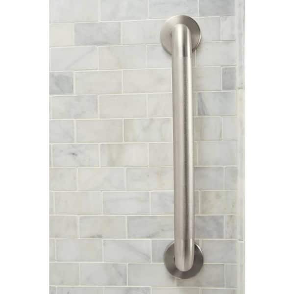 Home Care 48 in. x 1-1/4 in. Concealed Screw Grab Bar with SecureMount in Peened Stainless Steel