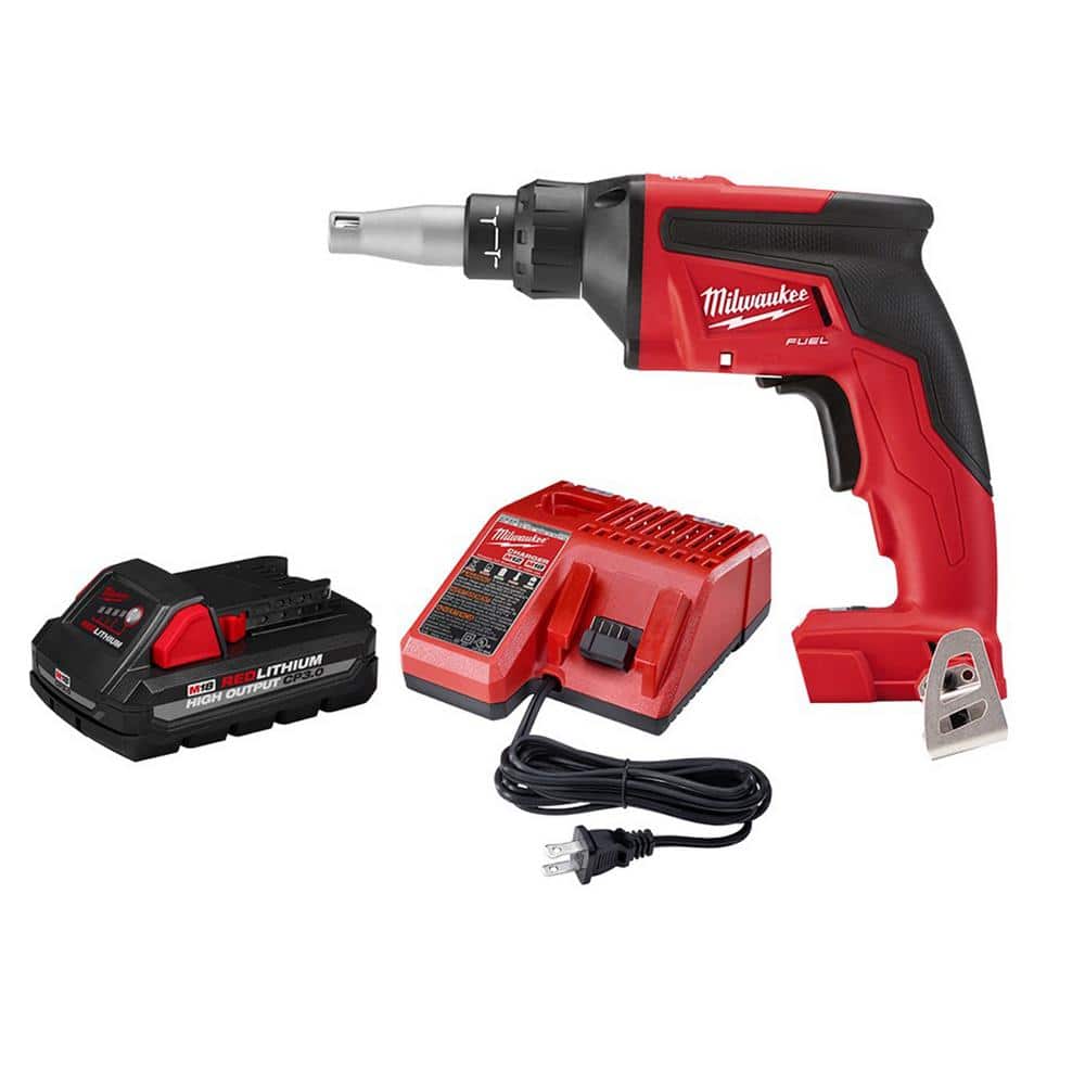 Milwaukee M18 FUEL 18 Volt Lithium Ion Brushless Cordless Drywall Screw milwaukee-m18-fuel-18-volt-lithium-ion-brushless-cordless-drywall-screw