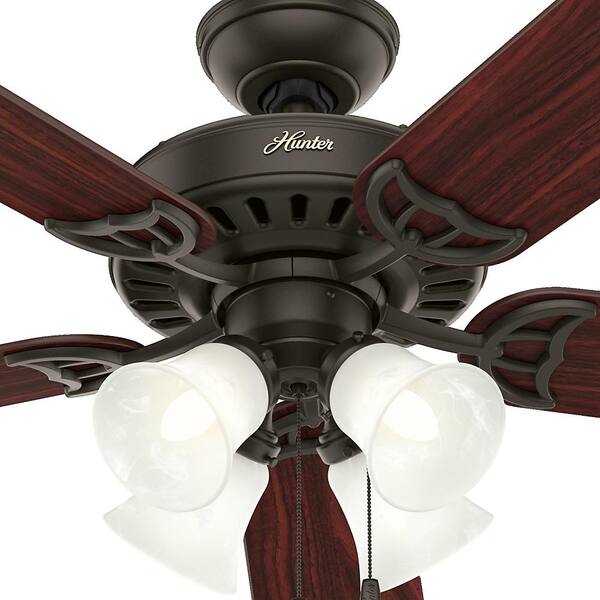 Hunter Studio Series 52 In Indoor New Bronze Ceiling Fan With Light Kit 53067 - Hunter 52 Ceiling Fan With 4 Lights
