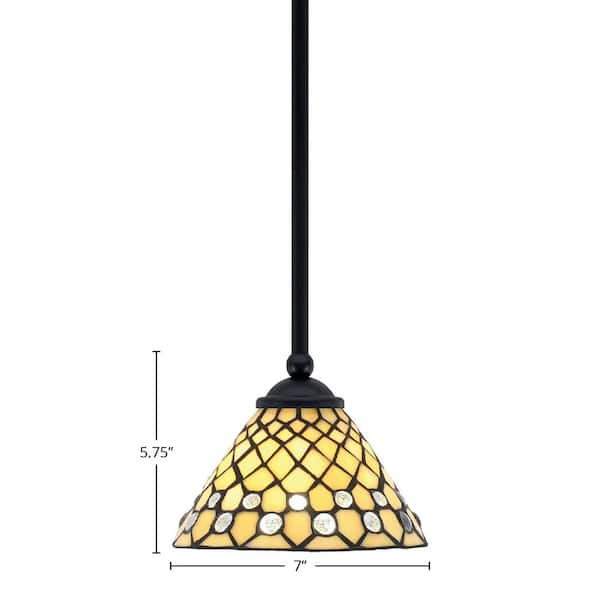 CLETO 非売品 lampmag 8.9 Clevelend 100-Watt 1-Light Black Pendant Mini Pendant Light