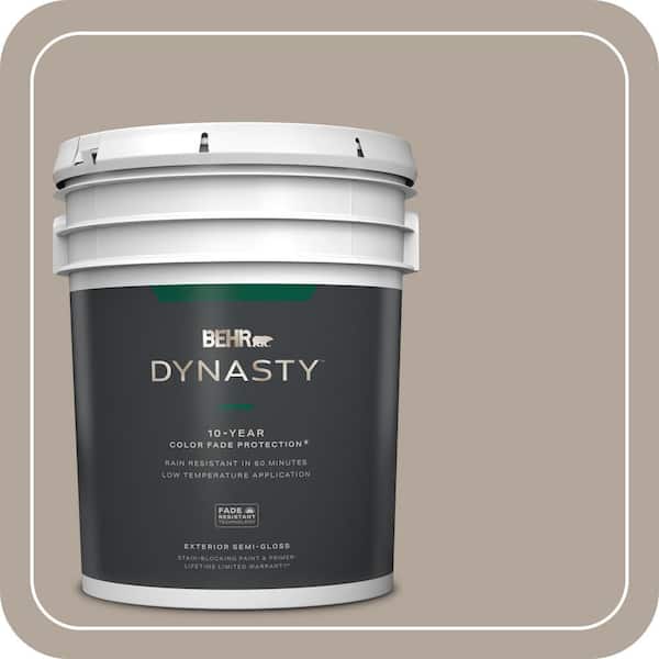 BEHR DYNASTY 5 gal. #ECC-45-1 Deer Run Semi-Gloss Enamel Exterior Stain-Blocking Paint & Primer