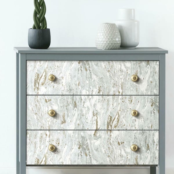Decorate an Old Dresser  How to Refinish a Dresser with Wallpaper