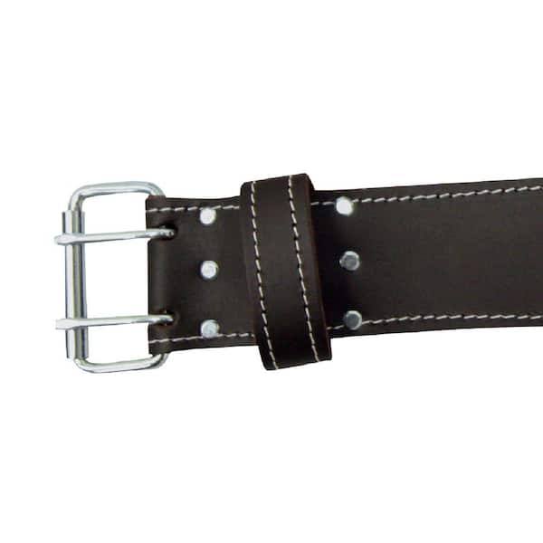 McGuire-Nicholas 2.5 in. Oil Tanned Leather Work Belt 1DM-605CC-3 - The  Home Depot