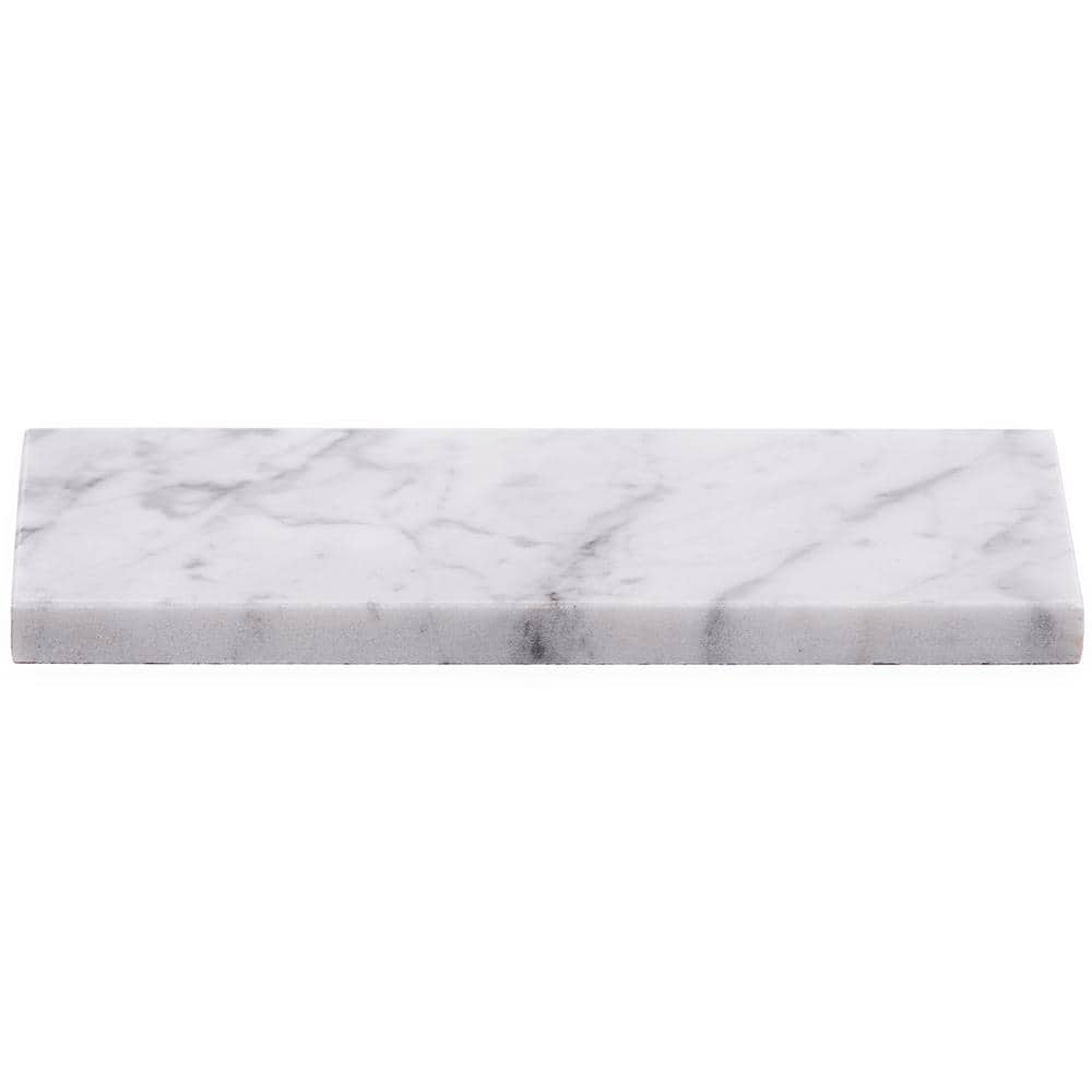 White Carrara Polished Marble Subway Tile for Floor & Wall