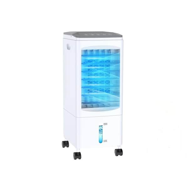 7H Timer 3-in-1 Evaporative Cooler Portable Air Conditioner with Remote Contro, 1.45 Gal Water Tank, 3-Speeds