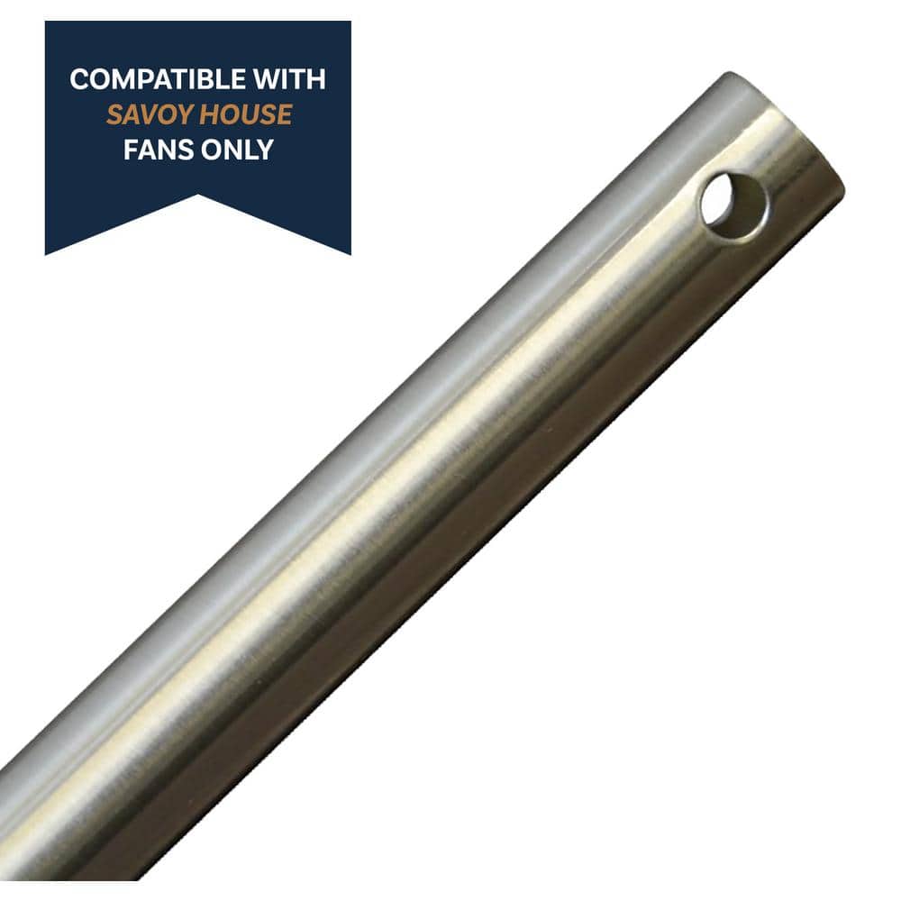 18-Inch Satin Nickel Ceiling Fan Downrod