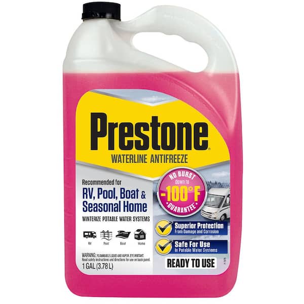 Prestone Waterline/RV Antifreeze - 1 Gal. -100° No Burst - Potable Water Systems