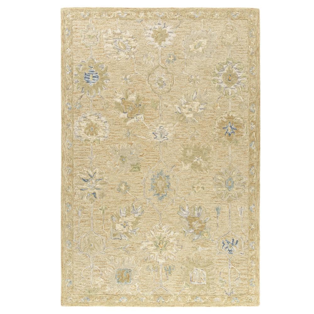 Diana Orange/Multi 2 ft. x 3 ft.  Medallion Indoor Area Rug