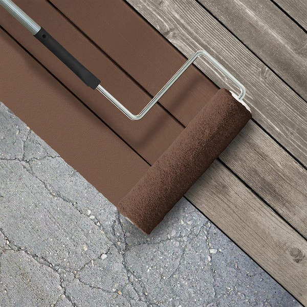 1 gal. #SC-129 Chocolate Gloss Enamel Interior/Exterior Porch and Patio Floor Paint