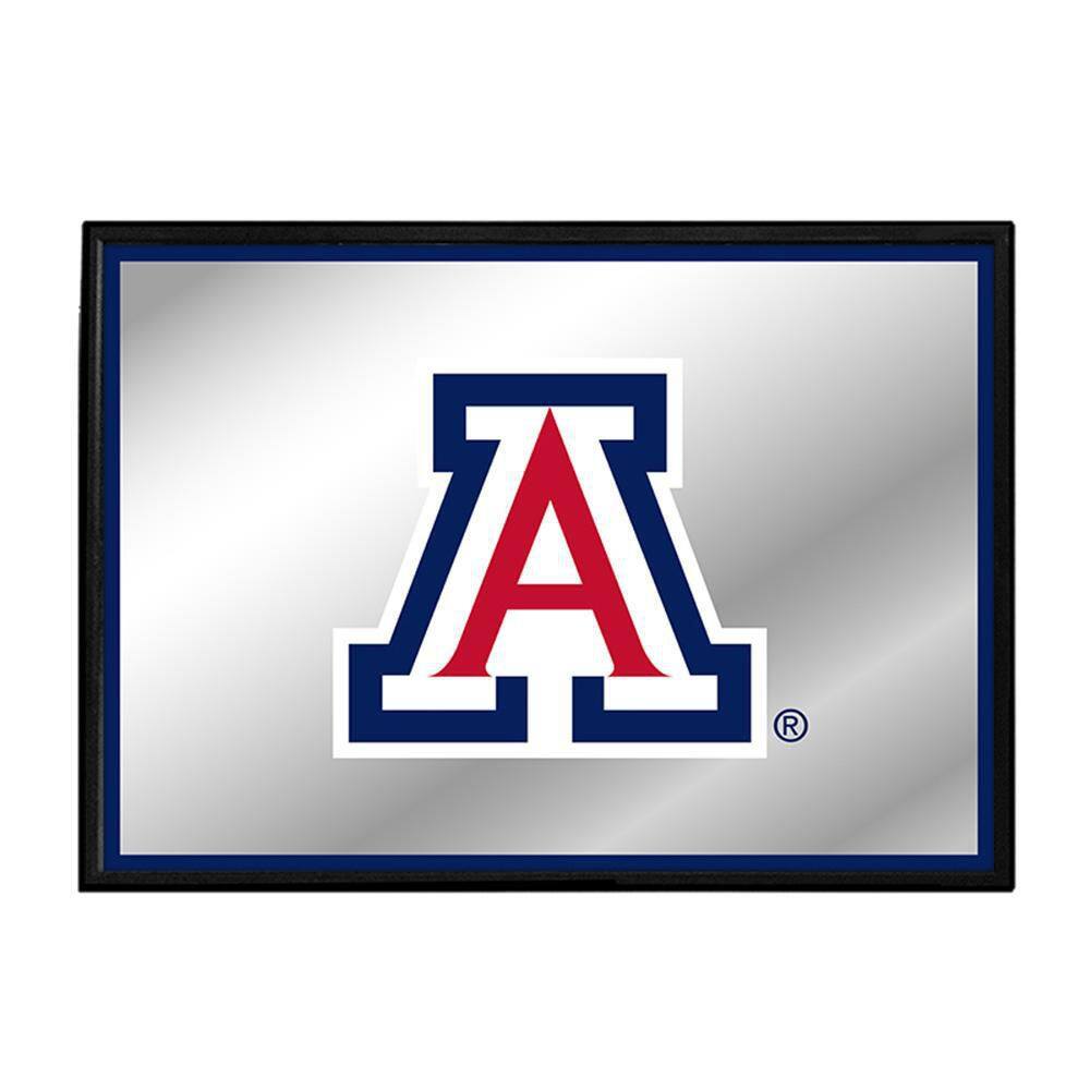 28 in. X 19 in. Arizona Wildcats Framed Mirrored Decorative Sign price history on PriceWatchPro