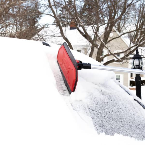 Remove Snow From Solar Panels With the Snow Pro Soft Roof Rake