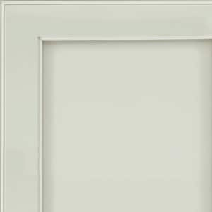 7.3125-in. W x 0.75-in. D x 7.3125-in. H. Brooks Cabinet Door Sample in Moonshine