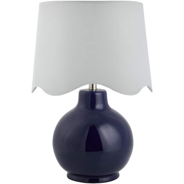 Livabliss Doheny DOH-018 22 in. H x 15 in. W x 15 in. D Accent Table Lamp, Blue