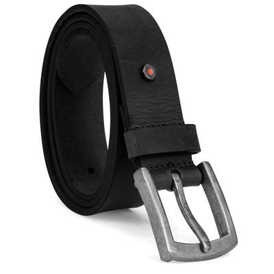 Men's 40 mm 40 Black Workwear Leather Belt