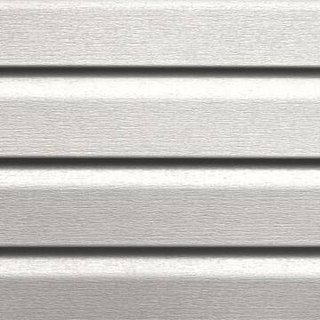 Ply Gem Take Home Sample Transformations Double 4.5 in. x 24 in. Dutch Lap Vinyl Siding in White TR45SAMPL04