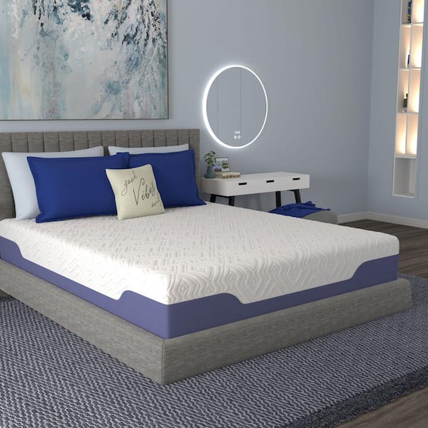 Supreme Cooling Medium Firm Gel Hybrid 12 in. Bed-in-a-Box Mattress