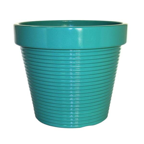 Southern Patio 22 in. High-Density Resin Ribald Planter