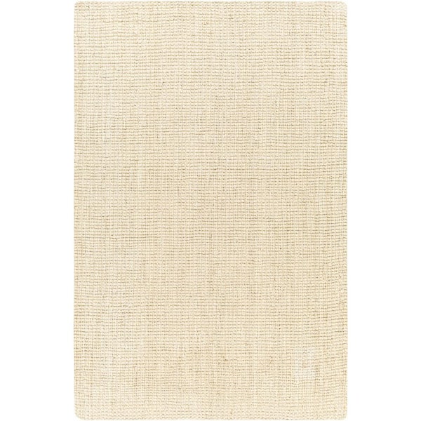 HAUTELOOM Ambel 5 ft. X 8 ft. Cream, Beige, Light Brown Jute Natural Fiber  Hand Woven Farmhouse Area Rug SBUGAMBELA2-05000706 - The Home Depot