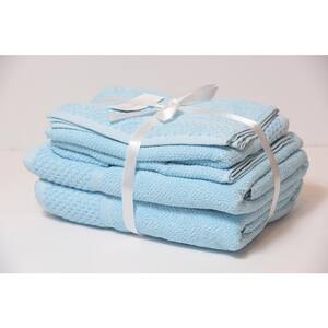 Espalma Balio 6-Piece 100% Turkish Cotton Bath Towel Set in Creme 855948