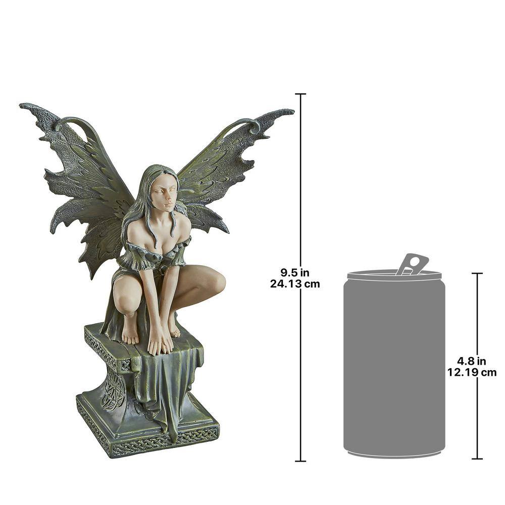 9.5 in. H Celtic Fairy Perilous Perch Small Statue