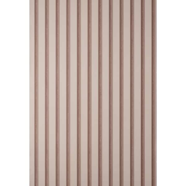 Fine Decor Reggie Blush Vertical Slats Matte Non-pasted Paper Wallpaper
