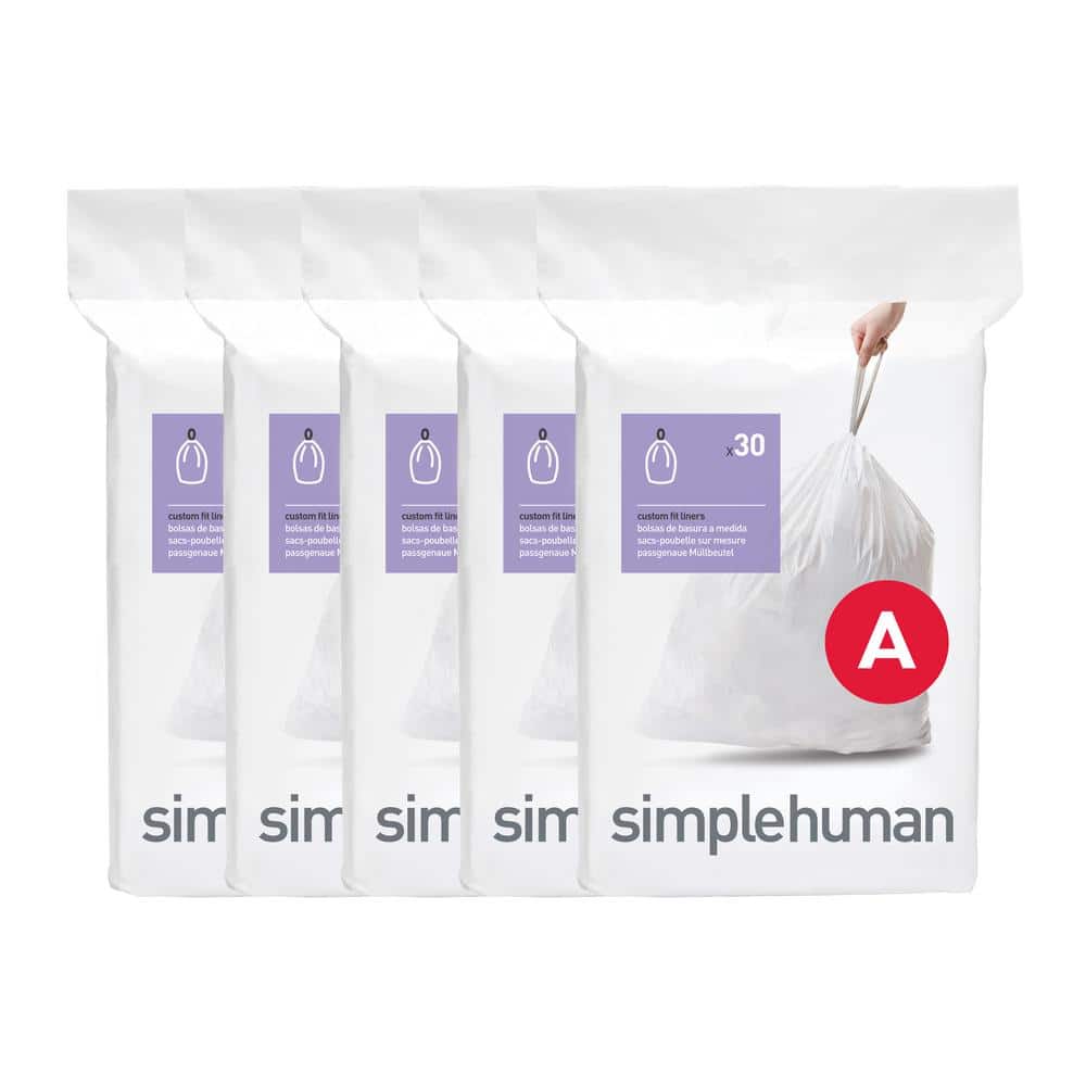 Reviews for simplehuman 4 5L Code A 150pk Custom Fit Bathroom Trash Bag Reviews for simplehuman 4 5L Code A 150pk Custom Fit Bathroom Trash Bag