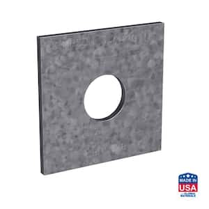 LBP 2 in. x 2 in. Galvanized Bearing Plate with 5/8 in. Bolt Dia.